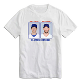 Clayton Kershaw Then & Now MLBPA Tee